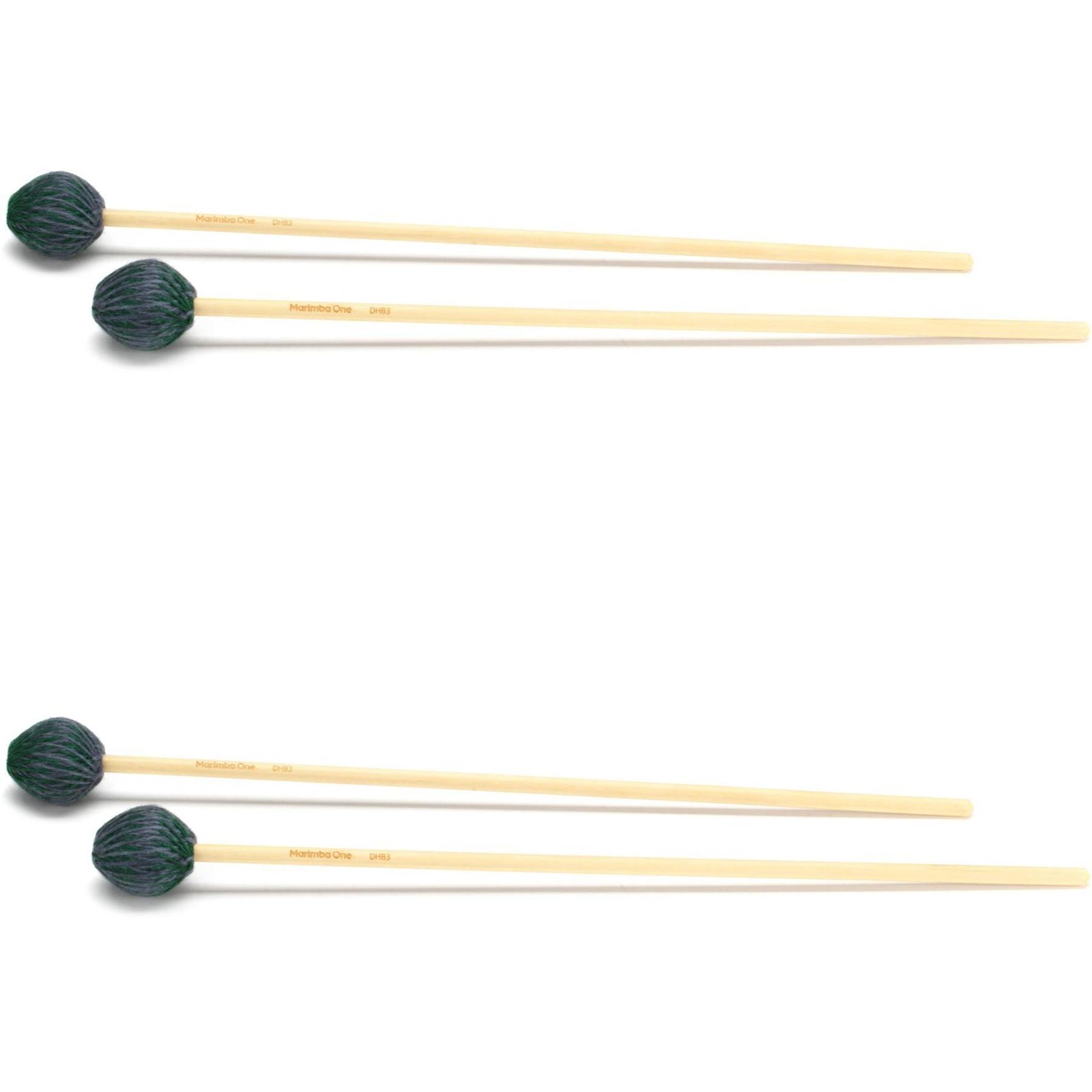 Березовые молотки для маримбы Marimba One DHB3 с двойной спиралью - Средние (2 упаковки)