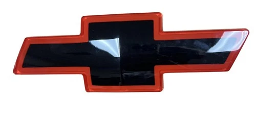 1994-1998 Chevy C/K Series Sport Black And Red Front Bowtie Emblem 15686147