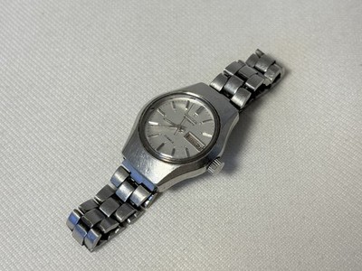 Vintage Citizen Automatic Day Date 21 Jewels Japan 70s Damenarmbanduhr Edelstahl