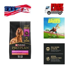 Sensitive Skin and Stomach Dog Food Dry, Adult Salmon & Rice Formula, Digesti...