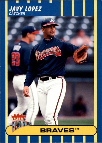 2003 Fleer Platinum Javy Lopez #190 card