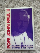 Pope John Paul II Oct. 21, 1994 Giants Stadiu...