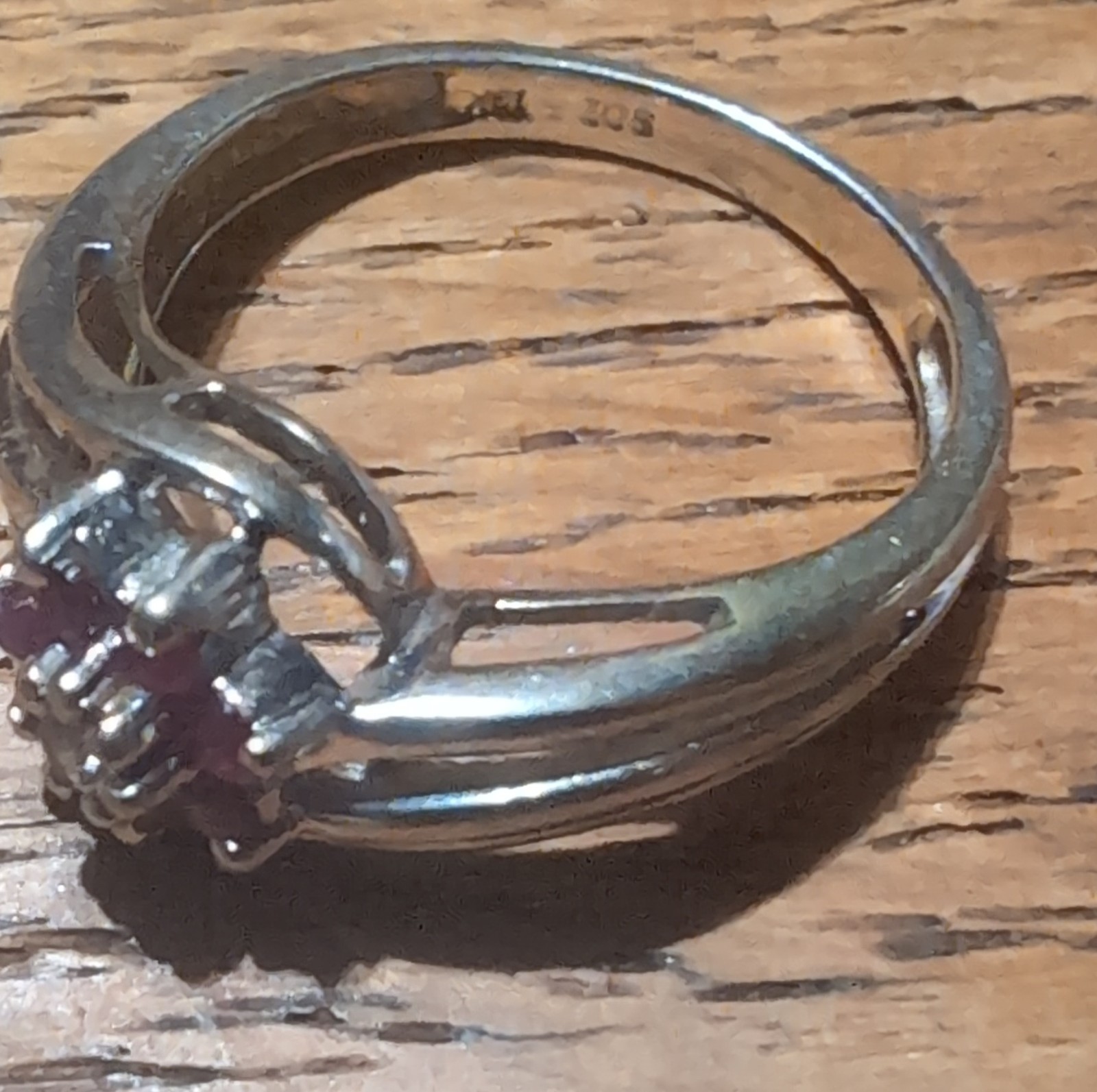 Sterling Silver 925 Ruby Ring with Prong Setting … - image 2