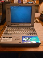 Vintage Toshiba Satellite 105CS Intel Pentium 16mB Ram Win 95 With Cords