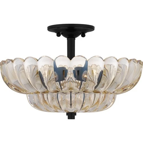 Quoizel Lighting - Whitecap - 4 Light Semi-Flush Mount-10.25 Inches Tall and 16 - Picture 2 of 4