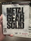 Metal Gear Solid: The Legacy Collection (Sony PlayStation 3) CIB (See descrip)