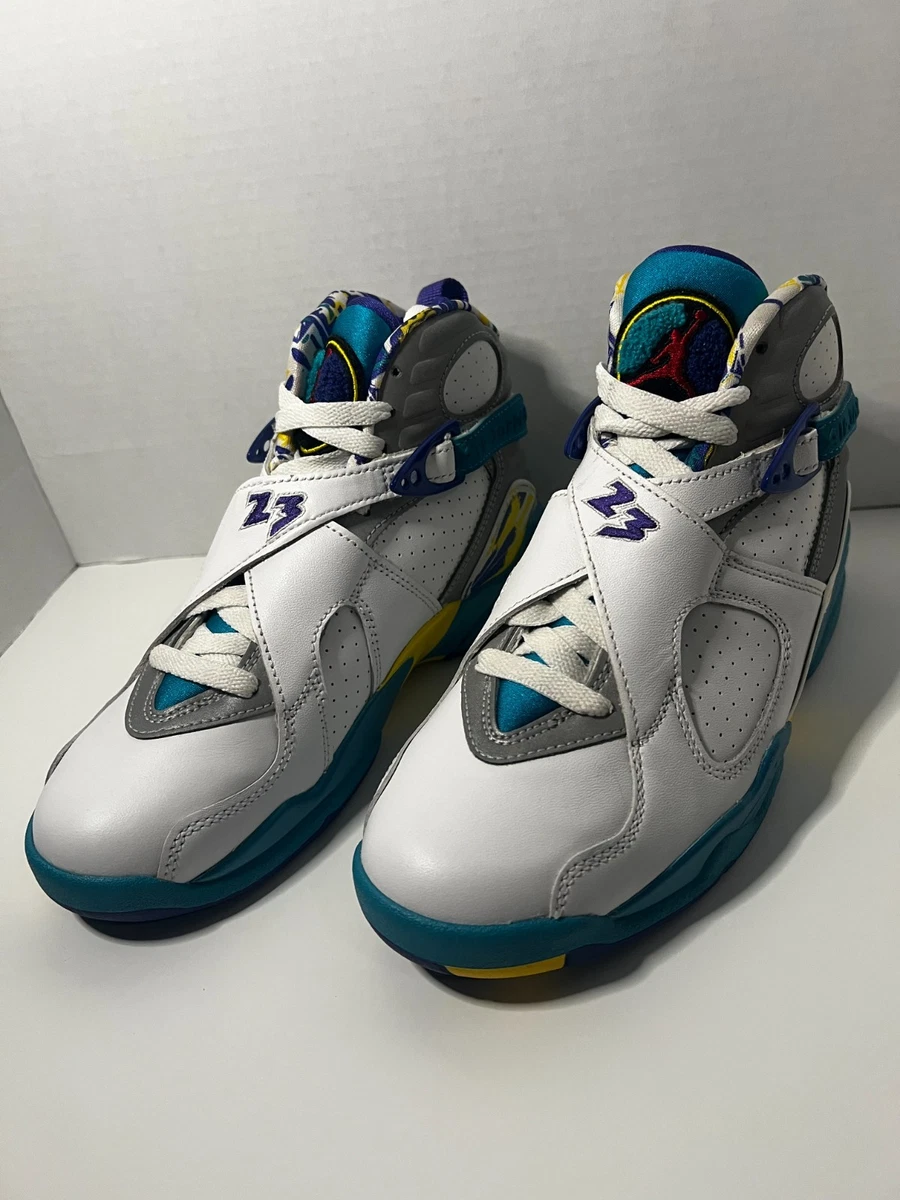 Jordan 8 Retro White Aqua 2019 W for sale | eBay