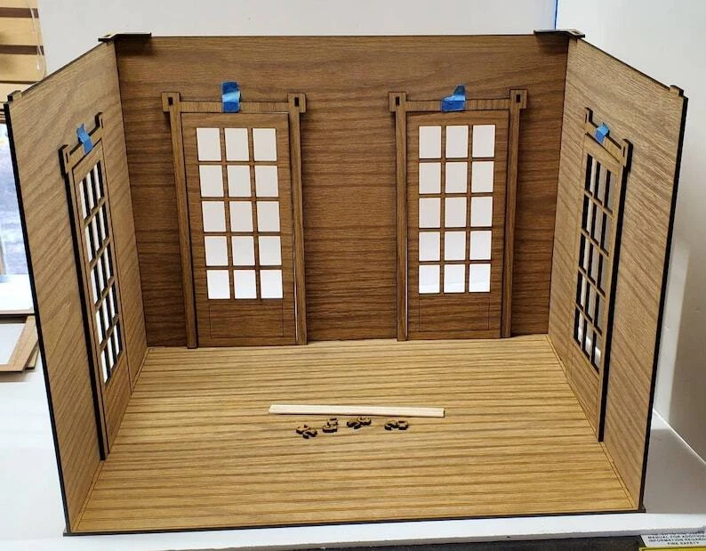 Miniature room box kits deals