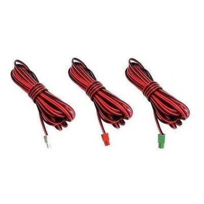 3X Speaker Woofer Sound Red Black Wires Cords Cables For SONY Home Cinema Theate
