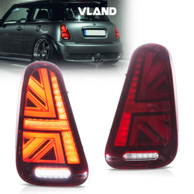 VLAND LED Rückleuchten für 2001 2006 BMW Mini Cooper R50 R52 R53 w/Nebellichter