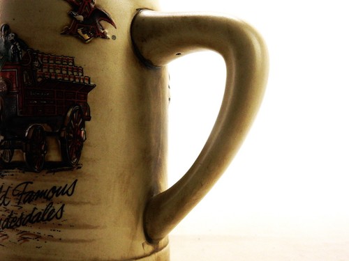 1987 Budweiser Porcelain Stein, "World Famous Clydesdales", Ceramarte, Brazil - Picture 9 of 9