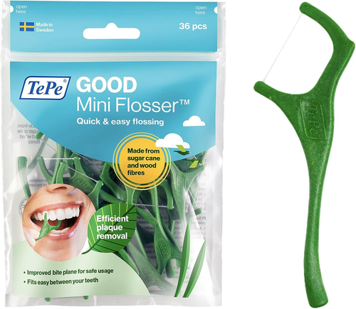 Good Mini Flosser, Dental Floss Picks, Tooth Floss Sticks, Dental Pick Flossers - 第 1/12 張圖片
