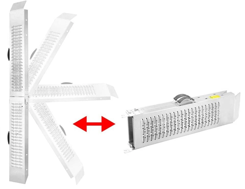 Rampa da carico in acciaio antiscivolo da 200 kg per moto scooter - Imagen 4 de 4