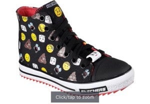 Skechers Jagged No.2 Boys Shoes Sz 1 In Black/Red (Bent Box) | eBay