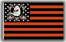 Anaheim Hockey Team Memorable Flag 3x5ft 90x150cm Ducks Souvenir Good Banner