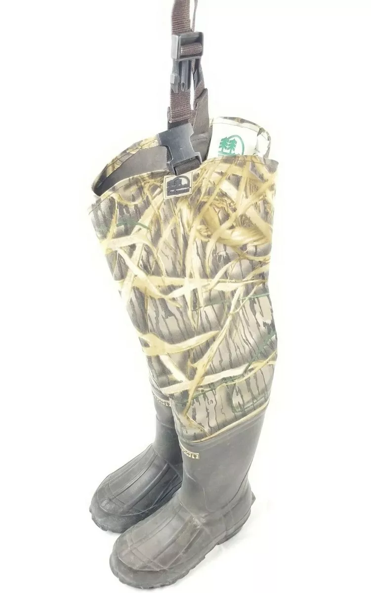 Hodgman Youth Waders Hip Waders Youth Sz 11 Hip Camo Thinsulate Insulated  Boots