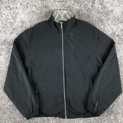 Weatherproof Garment Company Grey Windbreaker Jacket Men Size M Water Repellent