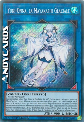 YUKI-ONNA, DIE EISIGE MAYAKASHI (The Ice)   Secret   HISU IT037   1Ed   Yugioh