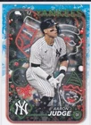 AARON JUDGE New York Yankees 2024 Topps Baseball Card HOLIDAY VERSION VARIATION