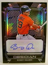 BOBBY DALBEC #44 /99 AUTO OBSIDIAN CHRONICLES BASEBALL PANINI 2021