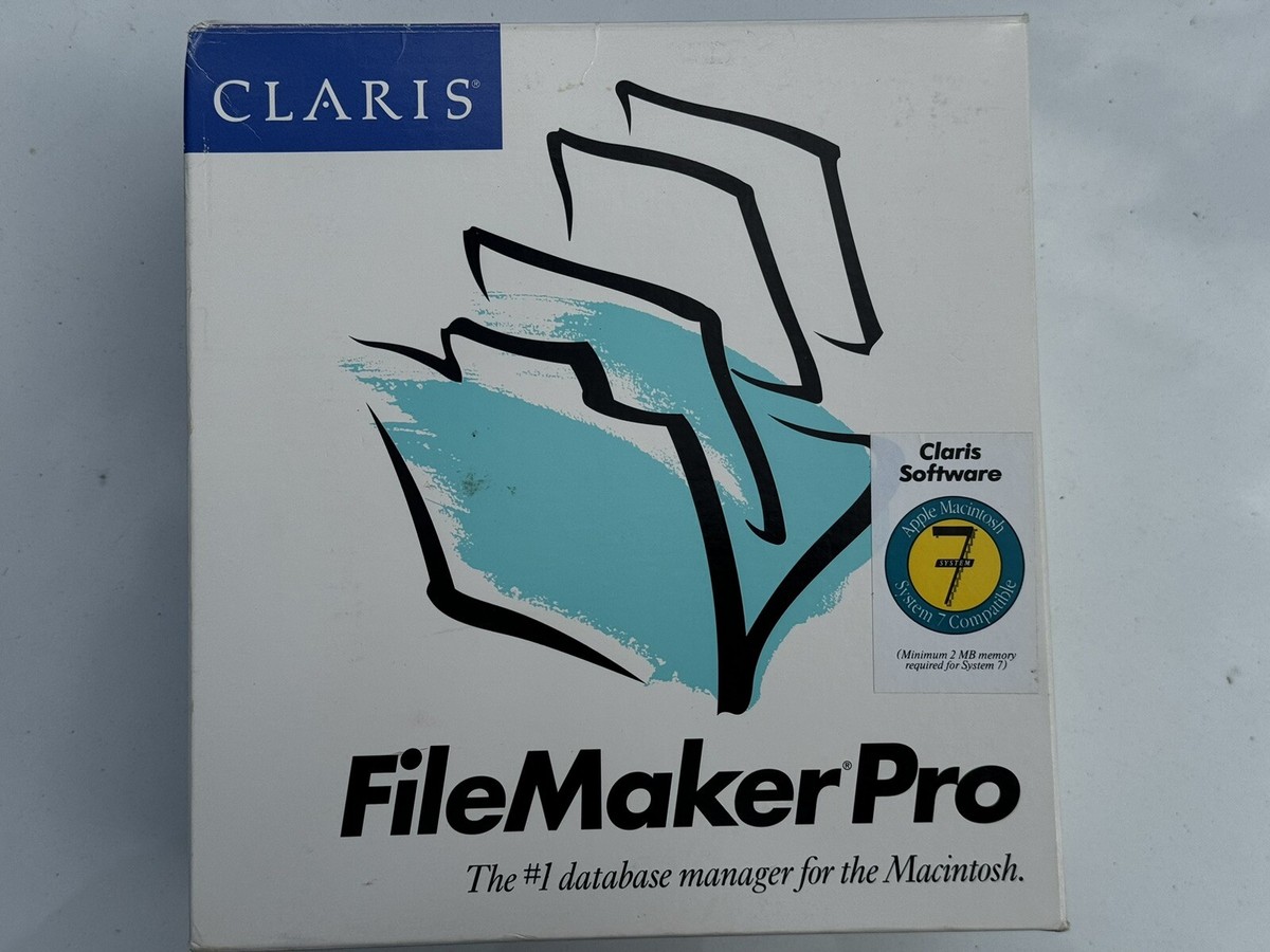 中古】Claris FileMaker Pro 19 Vintage Claris FileMaker Pro for