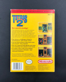 Tetris 2 (Nintendo Entertainment System, NES) in Box w/ Manual + Poster