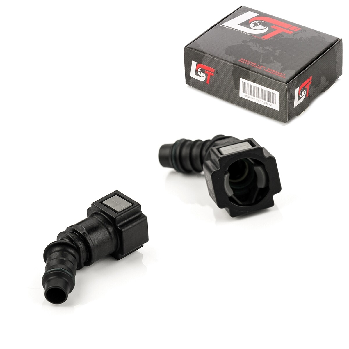 2x Quick Release Fuel Line Coupling 45° 7.89x8mm for Land Rover