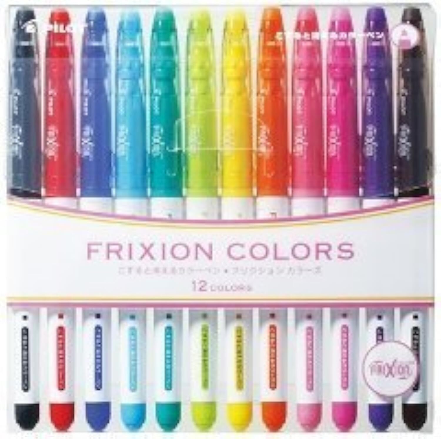 Pilot Frixion Colors Erasable Marker - 12 Color set /Value set Which Attached...