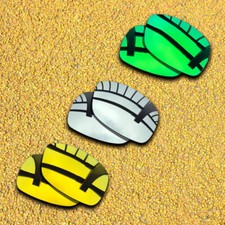 3 Pairs Lenses Replacement for-Oakley Ravishing Polarized-Silver Green 24K Gold