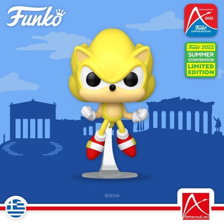 Funko Pop Sonic the Hedgehog Súper Sonic Primera Apariencia