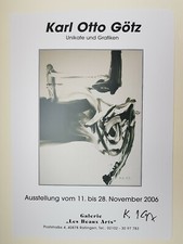 ***Karl Otto Götz / K.O. Götz*** handsigniertes Plakat - 02