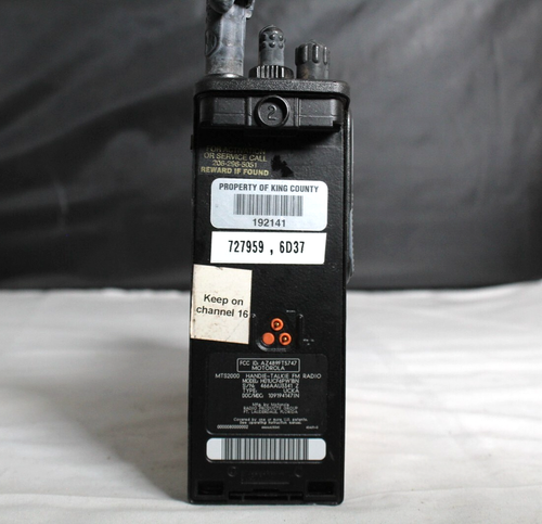 Motorola MTS2000 H01UCF6PW1BN Radios w/ Antenna - No Mic / Battery - Untested - Picture 3 of 5
