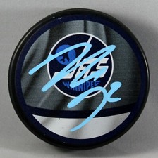DYLAN DEMELO SIGNED WINNIPEG JETS REVERSE RETRO Puck NHL AUTOGRAPHED +COA