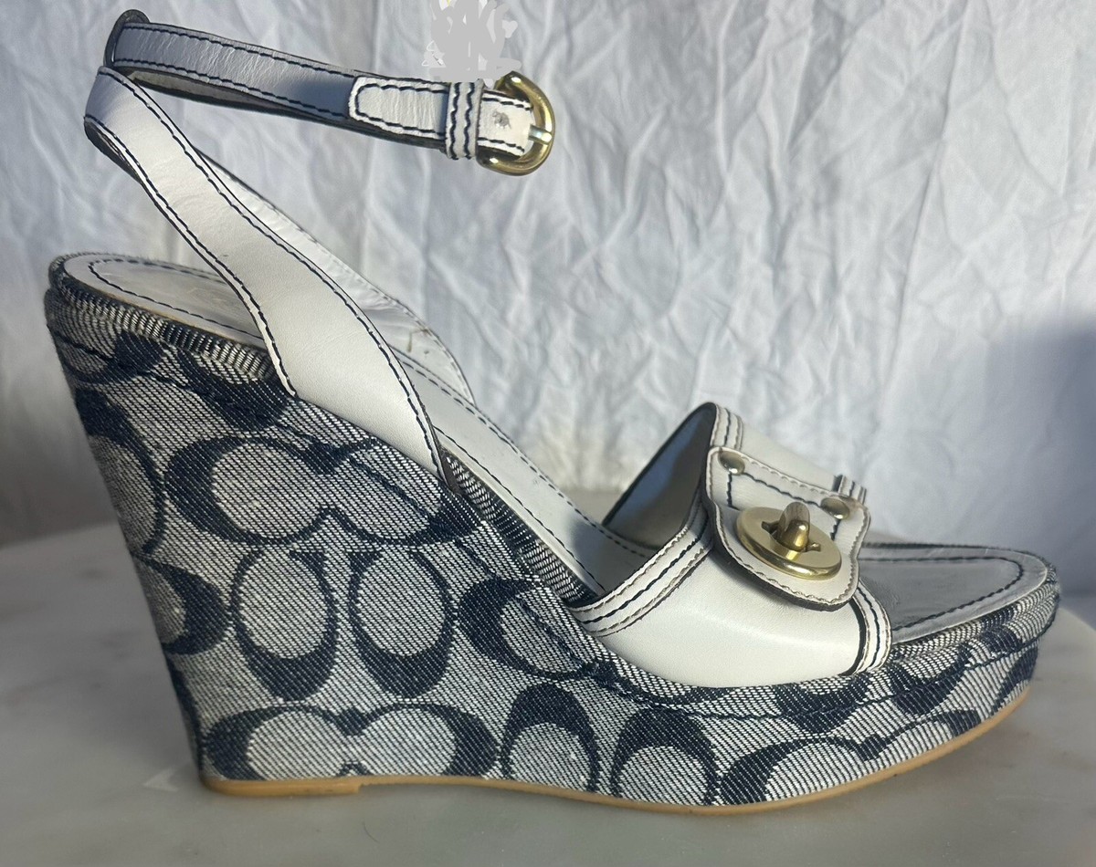 COACH パープル スエード ハイヒール Coach and Four Heels Katherine Size 7.5M | eBay