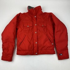 Vintage Youth Sz 8 The North Face Down Puffer Jacket Red Made In USA