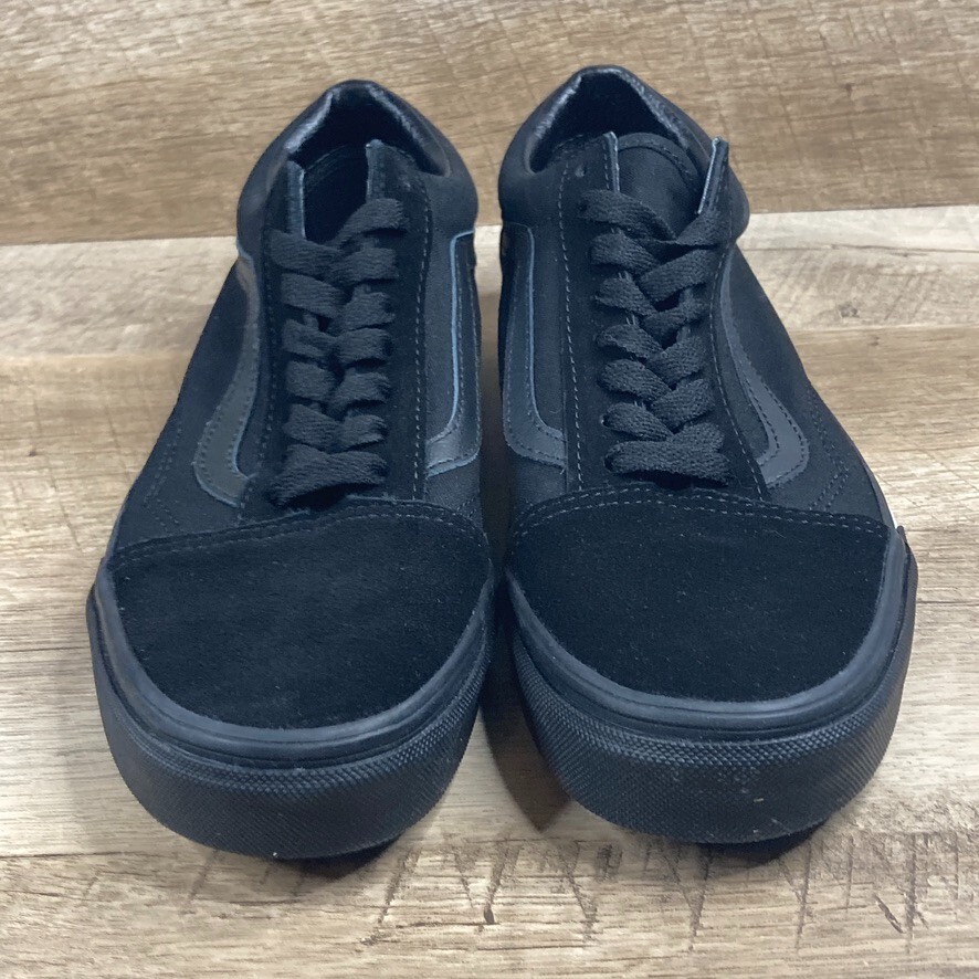 VANS Old Skool Mono Bumper Black/True White Shoes Mens Womens RARE NEW