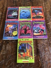 Set Of 7 1994-1996 Goosebumps Books. See Pictures For Details.