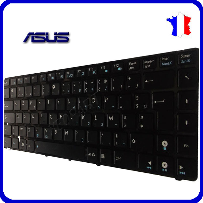 Clavier AZERTY Français Neuf Pour Asus K42J - Noir, Remplacement D'origine
