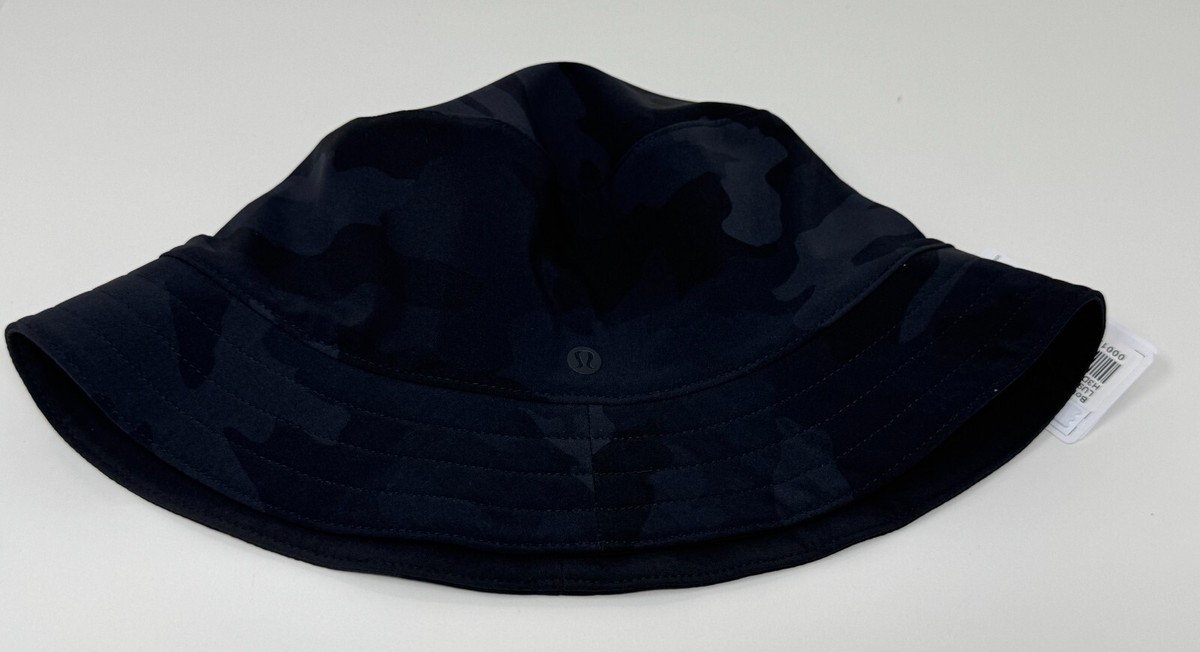 Lululemon Both Ways Reversible Bucket Hat S/M Black Camo 1 