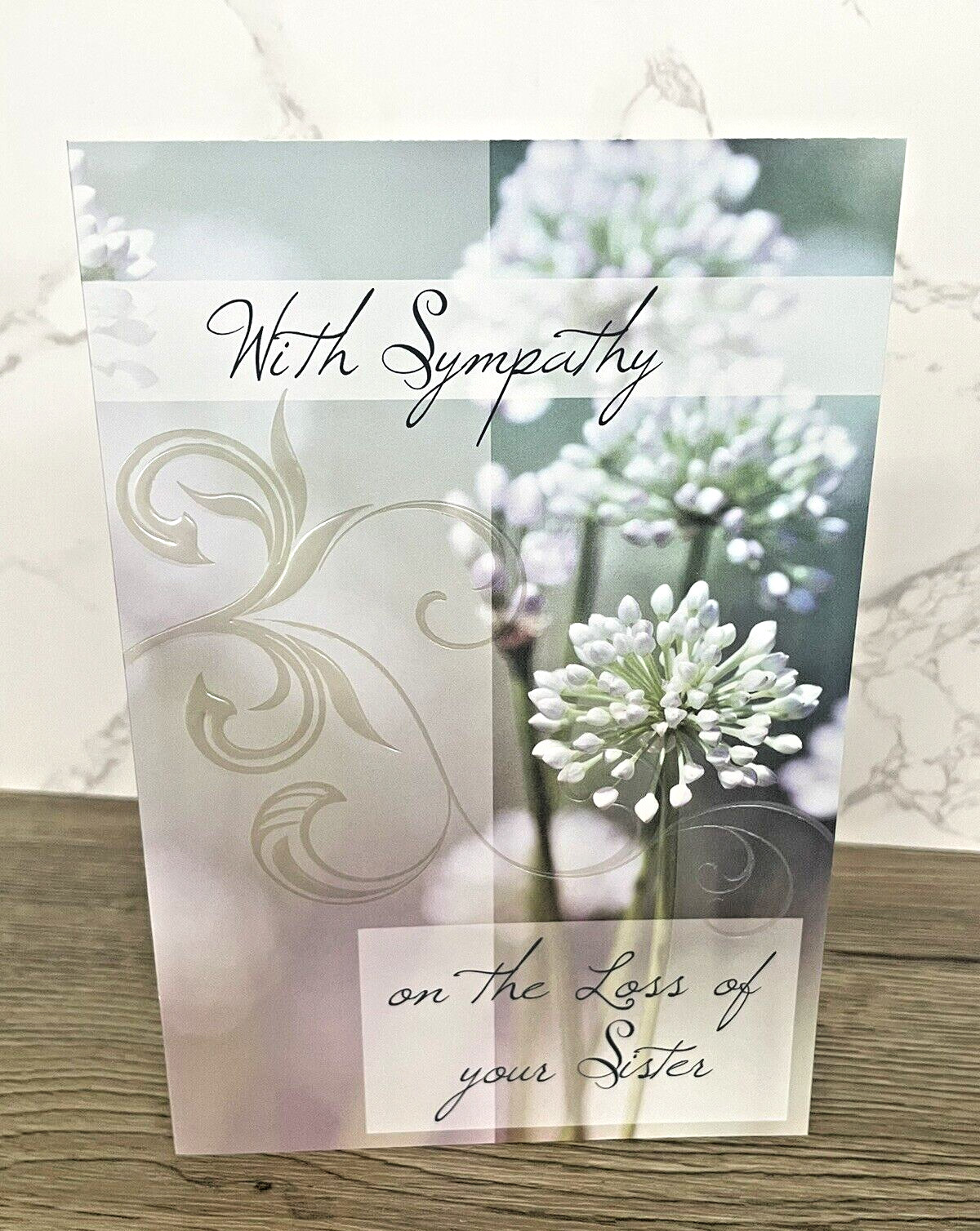 SISTER Sympathy Card Bereavement Christian /Catholic / Religious