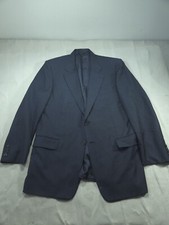 Hickey Freeman Blazer 44 Loro Piana Tasmanian Wool Sport Coat Navy Blue USA