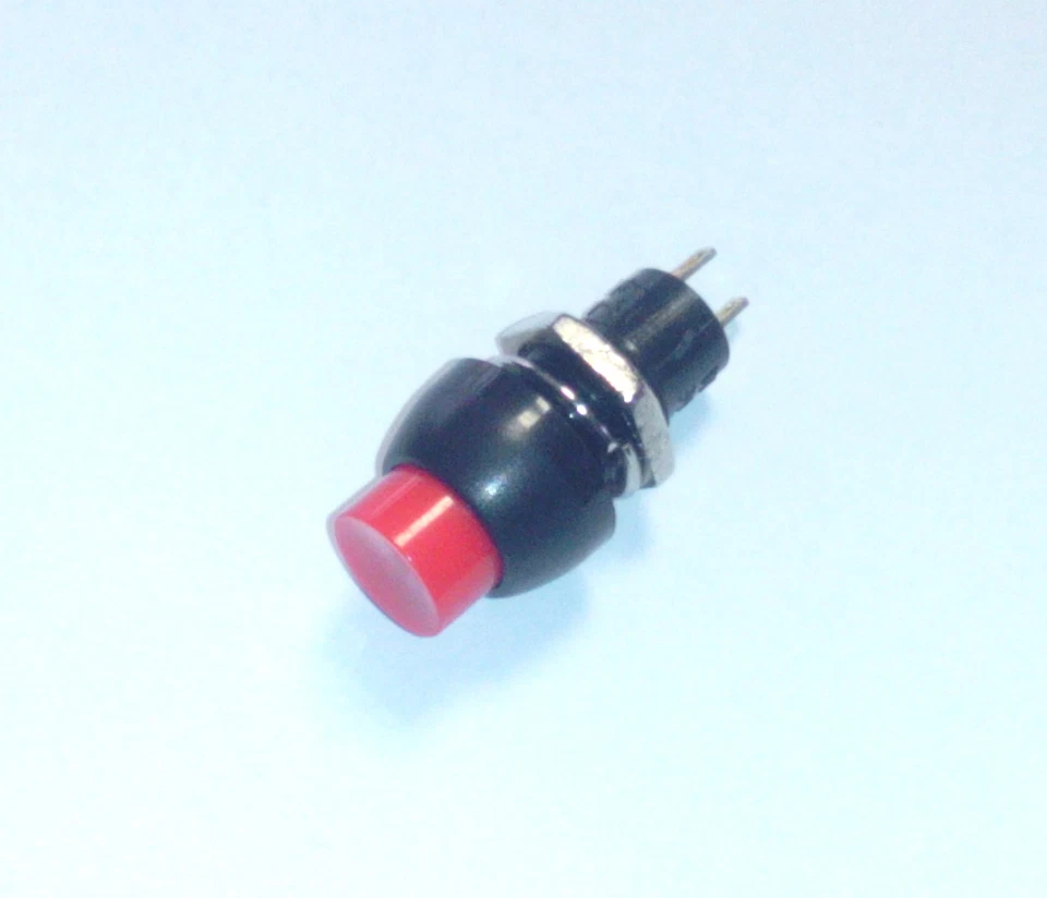 INTERRUTTORE A PULSANTE 1A 250VAC ROSSO