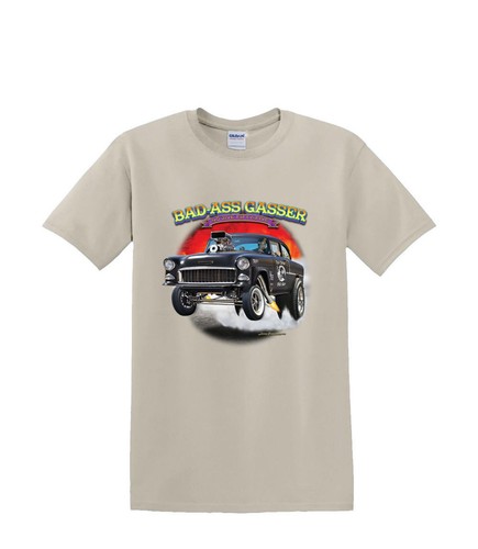 S to 2XL 3XL - BAD ASS gasser hot rod - drag funny car adult - Picture 5 of 72