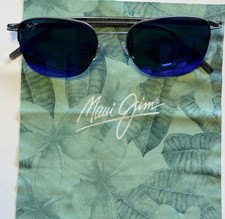 Authentic Maui Jim "Crater Rim" sunglasses (MJ824-02S), gunmetal titanium frame 
