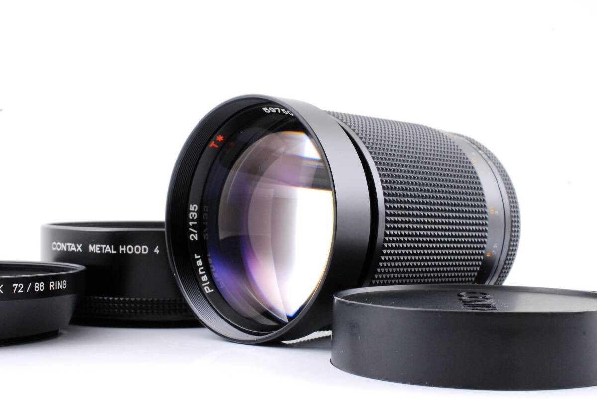 【CONTAX】 Planar T* 135mm F2 AEG Contax Carl Zeiss Planar T* 135mm f/2 AEG Lens C/Y Q8536 | eBay
