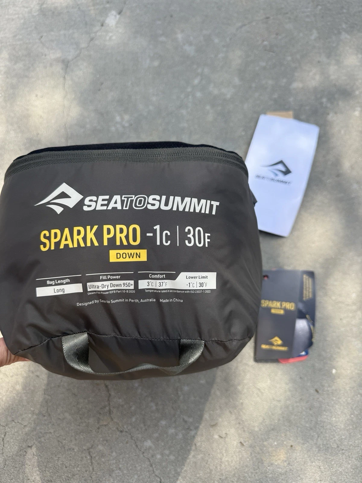 Sea to Summit Spark Pro Ultralight Down Sleep Bag Cold 32 Degree 950+ Fill
Opens in a new window or 