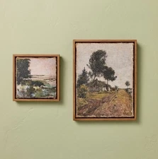 Two piece Landscape Burlap Wall Art Set - Hearth & Hand with Magnolia