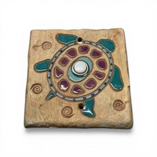 Hand Painted Ceramic Doorbell Cover Plate Sea...