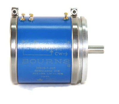 Bourns 3450s-1-203 3% 20k Precision Wireround Potentiometers - Image 3 of 4