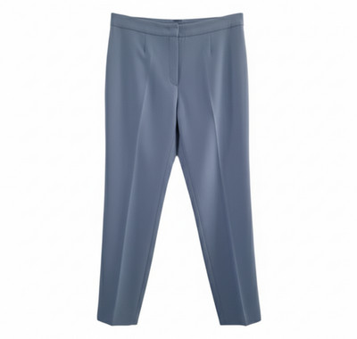 Escada Dress Pants Side Detail Stretch Ankle Straight Light Blue Womens Size 34